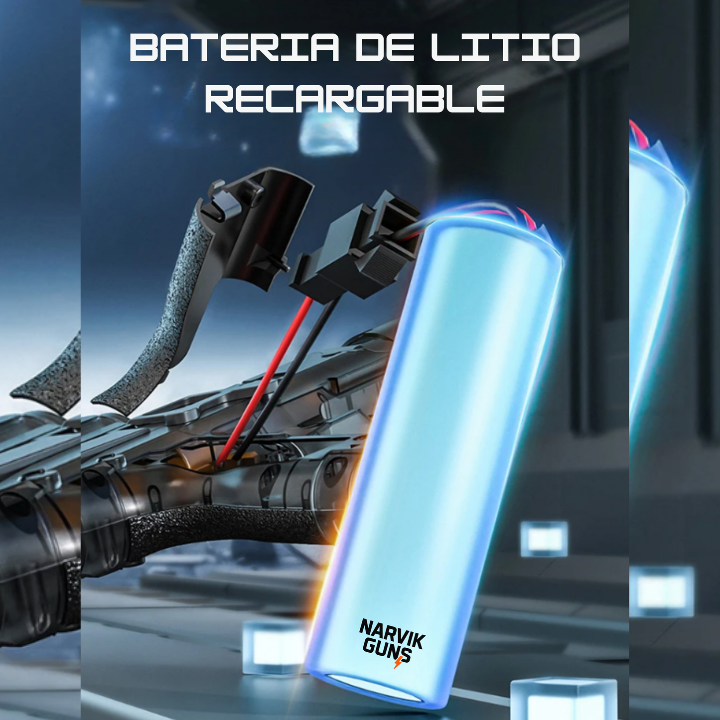 Pistola de agua eléctrica